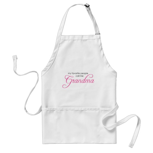 Tablier Mes Gens Préférés M'Appelent Grand-Mère (Devant)
