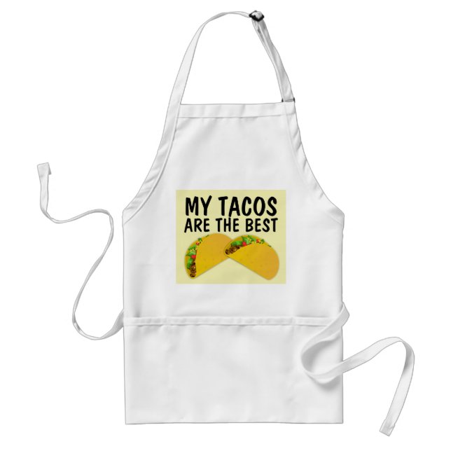 TABLIER MES TACOS SONT LES MEILLEURS APRONS TACO CUISINE (Devant)