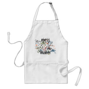 Tablier Mess Maker Fun Messy Colorful Paint Splateaux