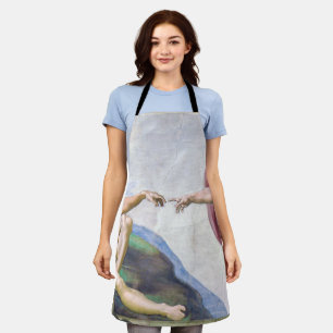 Tablier Michelangelo - Création d'Adam, Chapelle Sixtine