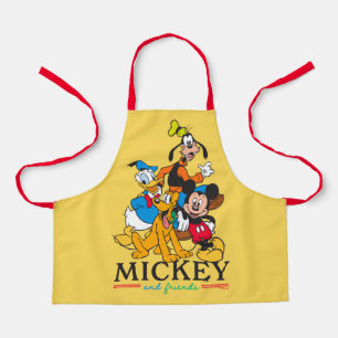Tablier Mickey & Friends Équipe Vintage Graphique