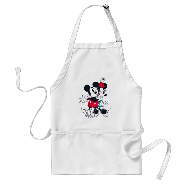 Tablier Mickey & Minnie | Amour Éternel (Devant)