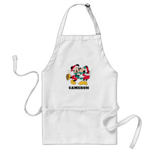 Tablier Mickey & Minnie Baisers de Noël