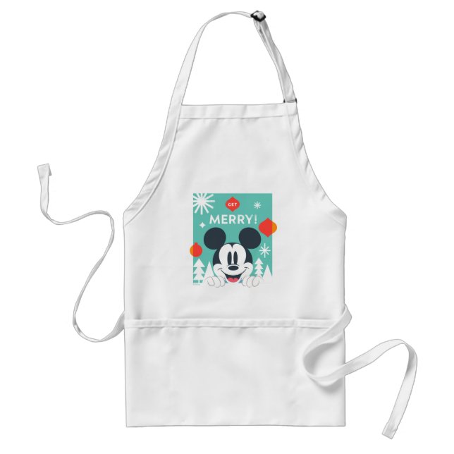 Tablier Mickey Mouse | Faites la fête ! (Devant)