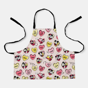 Tablier Mickey Souris & Amis   Valentine Heart Candy