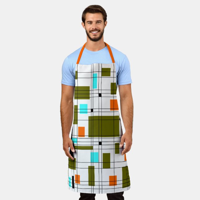 Tablier Midcentury grid (Porté)