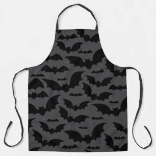 Tablier Midnight Bat Swarm – Gris foncé et noir