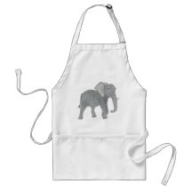 Tablier mignon d'éléphant de Pach