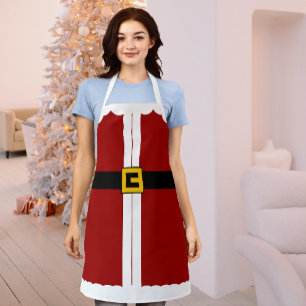 Tablier Mignonne Noël Mme Claus ou Père Noël Suit