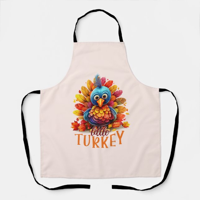 Tablier Mignonne Turquie Thanksgiving (Recto)