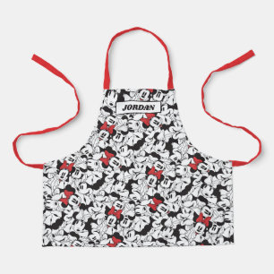 Tablier Minnie branchée   Motif classique