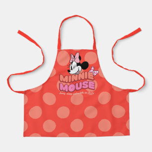 Tablier Minnie Mouse Élégante, Chic et Flashy