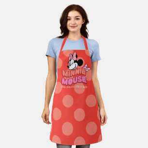 Tablier Minnie Mouse Élégante, Chic et Flashy