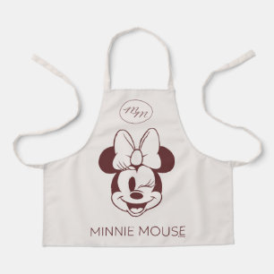 Tablier Minnie Mouse Graphique Minimaliste Élégant
