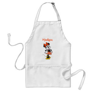 Tablier Minnie Mouse Pose Classique les Mains sur les Hanc