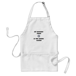 Tablier Minuterie de cuisine/tablier de détecteur de fumée