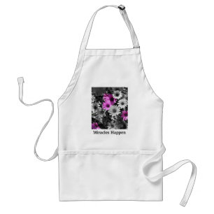Tablier Miracles Happen Fleurs de marguerite Inspirationne