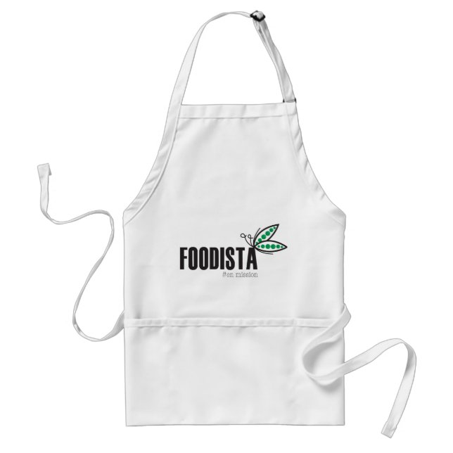 Tablier "mission d'en de Foodista " (Devant)