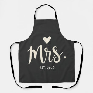 Tablier Mme Est. mariage Fiançailles mariée 2025