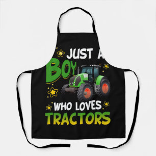 Tablier Mode De Vie Agricole Juste Un Garçon Qui Aime Les 
