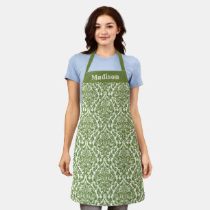 Tablier Modèle Damask Nom personnalisé
