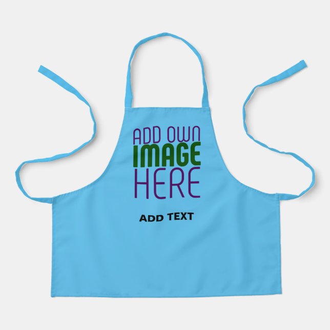 TABLIER MODÈLE DE TEXTE D'IMAGE BLEU SKY SWAG MODERNE MODI (Recto)