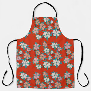 TABLIER MODÈLE FLORAL