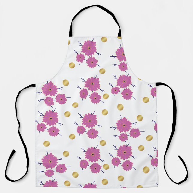 TABLIER MODÈLE FLORAL (Recto)