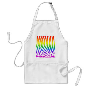 Tablier Modèle Rainbow Zebra