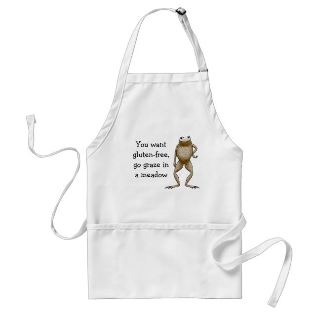 Tablier Modèle sans gluten de crapaud d'Obadiah (Devant)