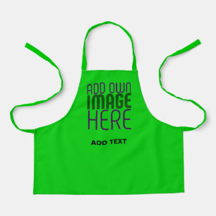 TABLIER MODÈLE TEXTE D'IMAGE VERTE MODERNE ÉDITABLE LIME