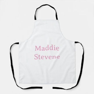 TABLIER MODELES TENDANCE MODERNES NOM ANNEE PASTEL ROSE