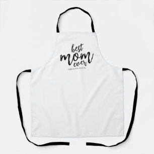 Tablier Moderne Meilleure Maman Jamais Maman Enfants Nom S