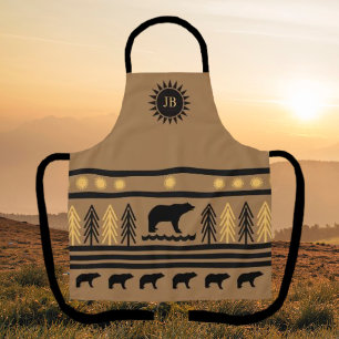 Tablier Moisson d'automne du sud-ouest Navajo Black Bear A