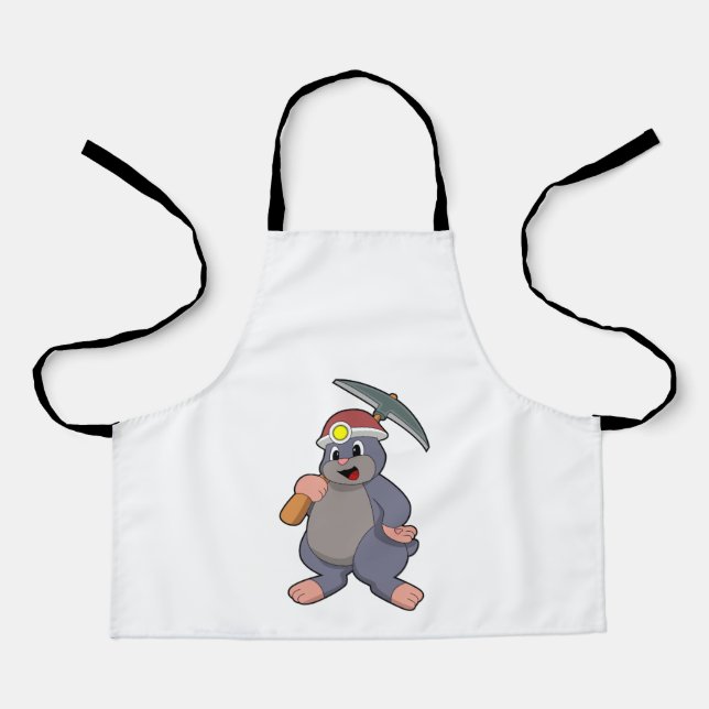 Tablier Mole avec Pickaxe (Recto)