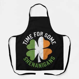 Tablier Moment pour quelques bêtises Trèfle Saint-Patrick