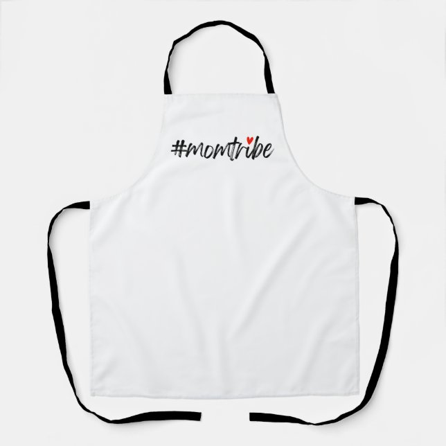 Tablier #MomTribe | Motherhood Script de la Fête des mères (Recto)