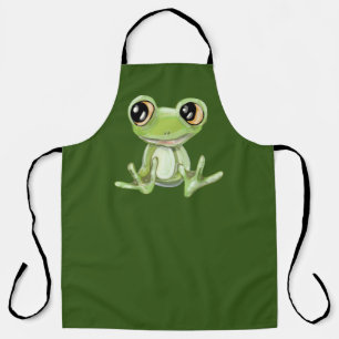 Tablier Mon autre ami de grenouille verte Apron
