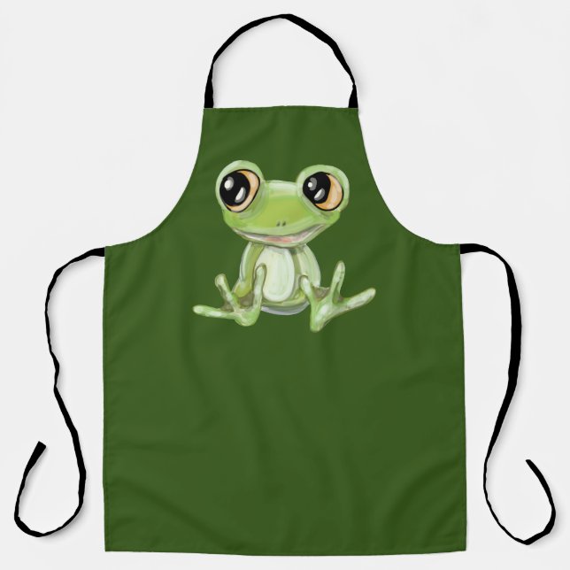 Tablier Mon autre ami de grenouille verte Apron (Recto)