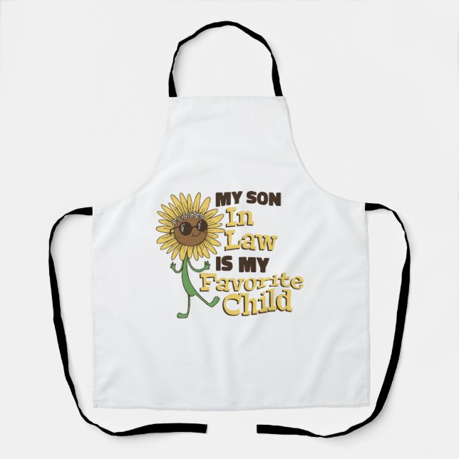 Tablier Mon Fils En Droit Est Ma Famille D'Enfants Préféré (Recto)