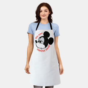 Tablier Mon visage de Mickey Mouse avant café