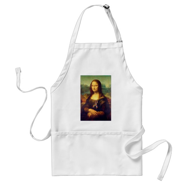 Tablier Mona Lisa With Puzzle (Devant)