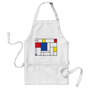 Tablier Mondrian Minimaliste De Stijl Art Moderne Personna