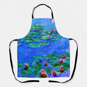 Tablier Monet - Lys d'eau, célèbre peinture,