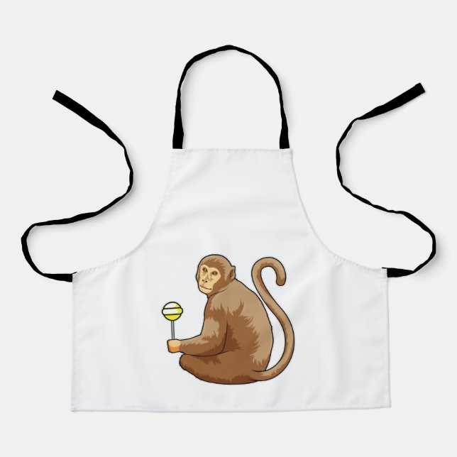 Tablier Monkey with Lollipop (Recto)
