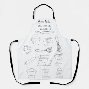 Tablier Monogramme de cuisson à la Cuisine de Nona