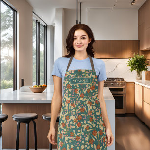 Tablier Monogramme floral