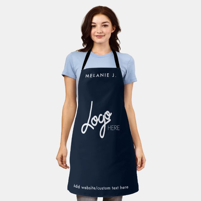 Tablier Monogramme | Logo Professionnel Business Marine Bl (Porté)