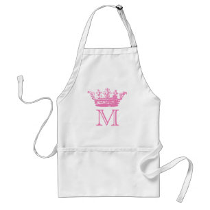 Tablier Monogramme vintage de couronne