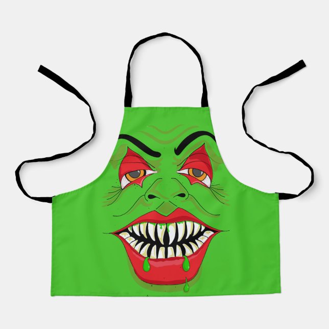 Tablier Monstre d'Halloween (Recto)